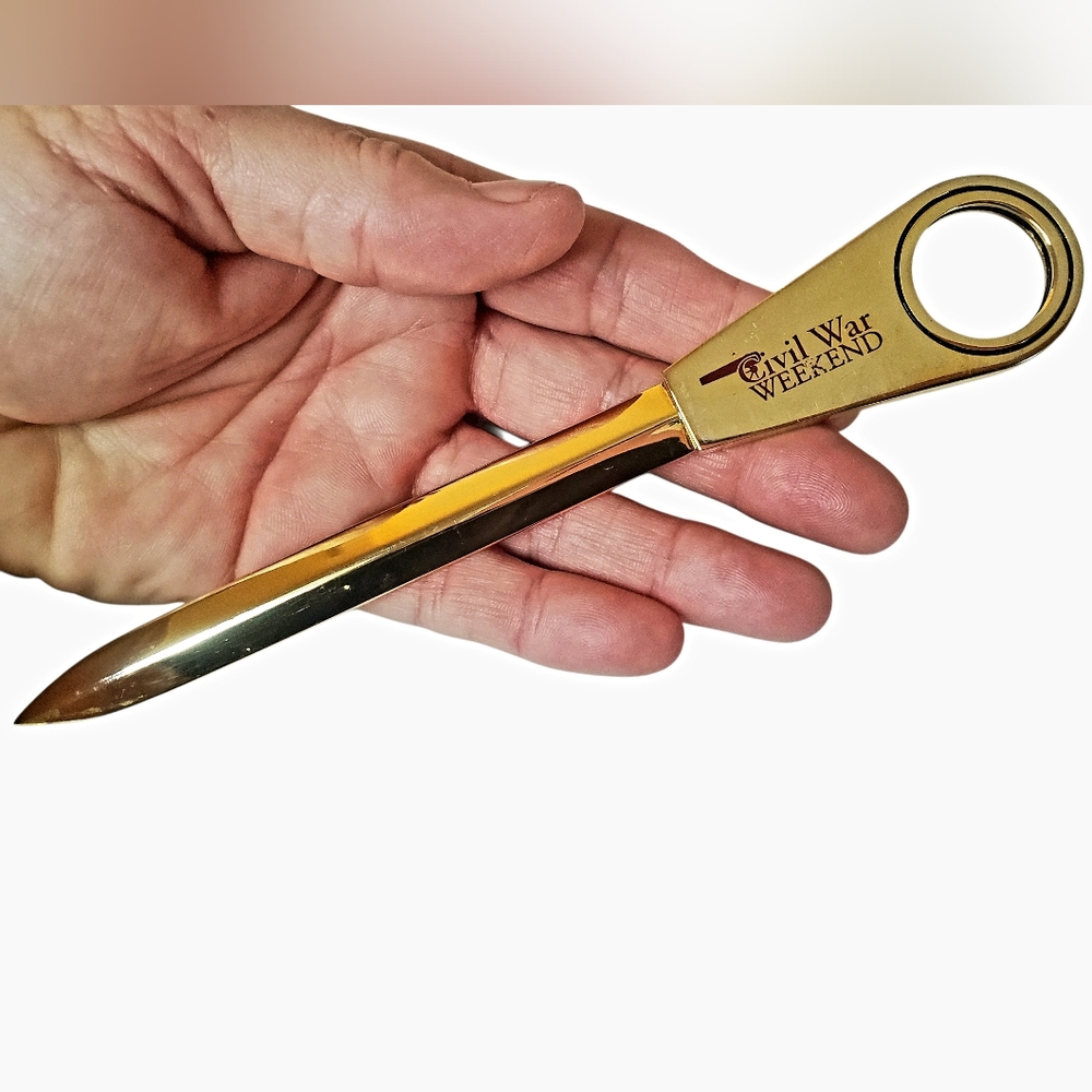 Commemorative Civil War Weekend Letter Opener & Magnifying Glass